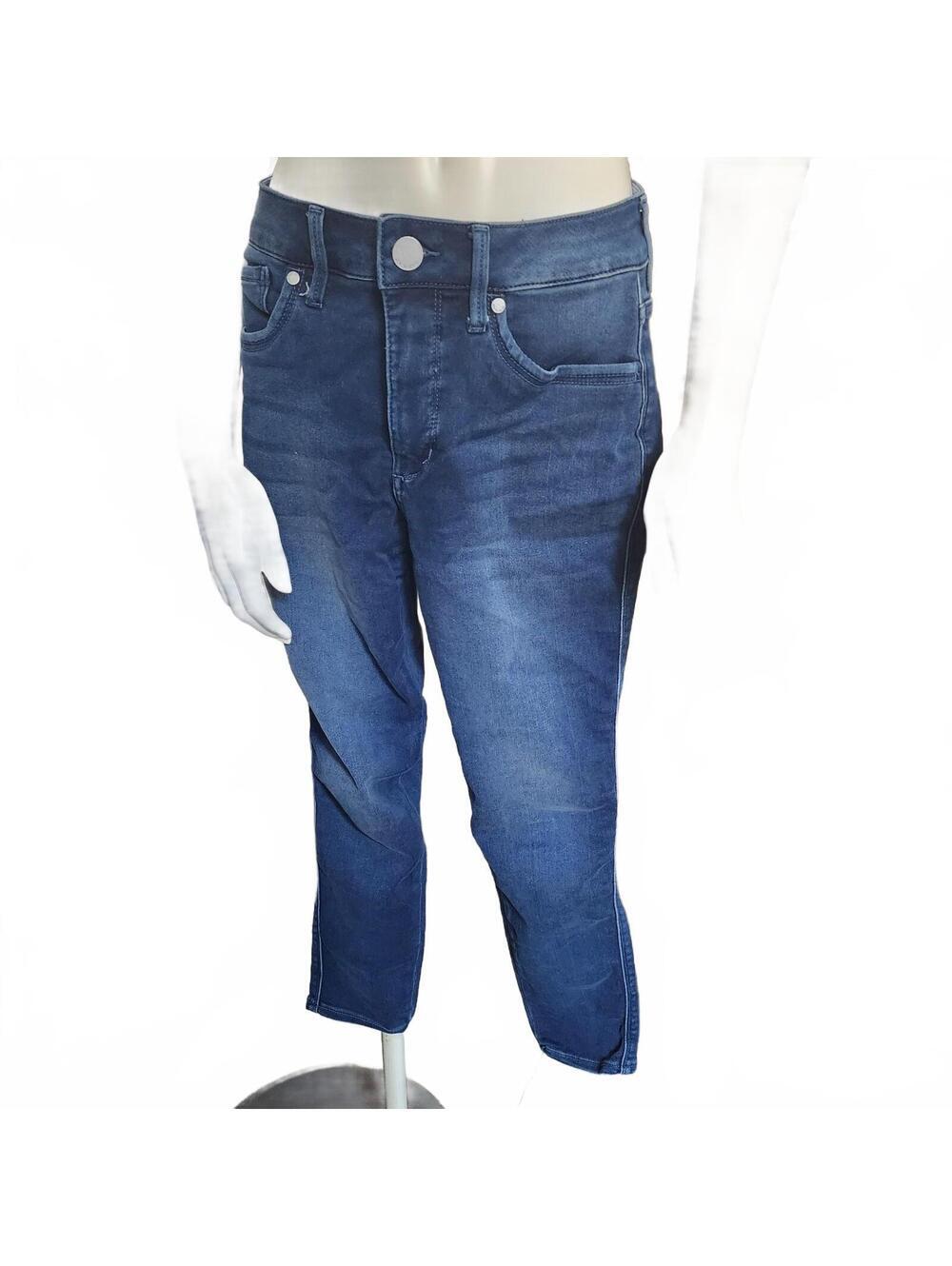 Seven7 High Rise Skinny Cropped Jeans Size 6
